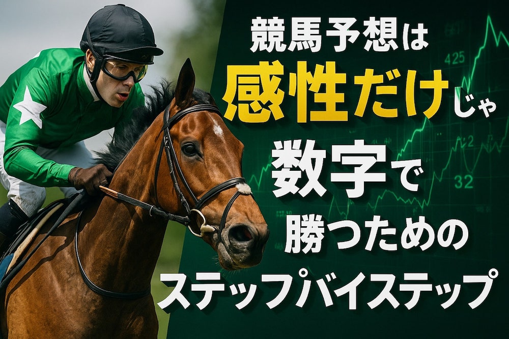 競馬予想は感性だけじゃない！数字で勝つためのステップバイステップ